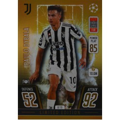 Topps Match Attax Extra Champions League 2021/2022 GOLD Limited Edition Paulo Dybala (Juventus)